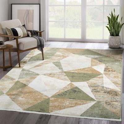 Abani Rugs Savoy SAV100A Contemporary Geometric Area Rug