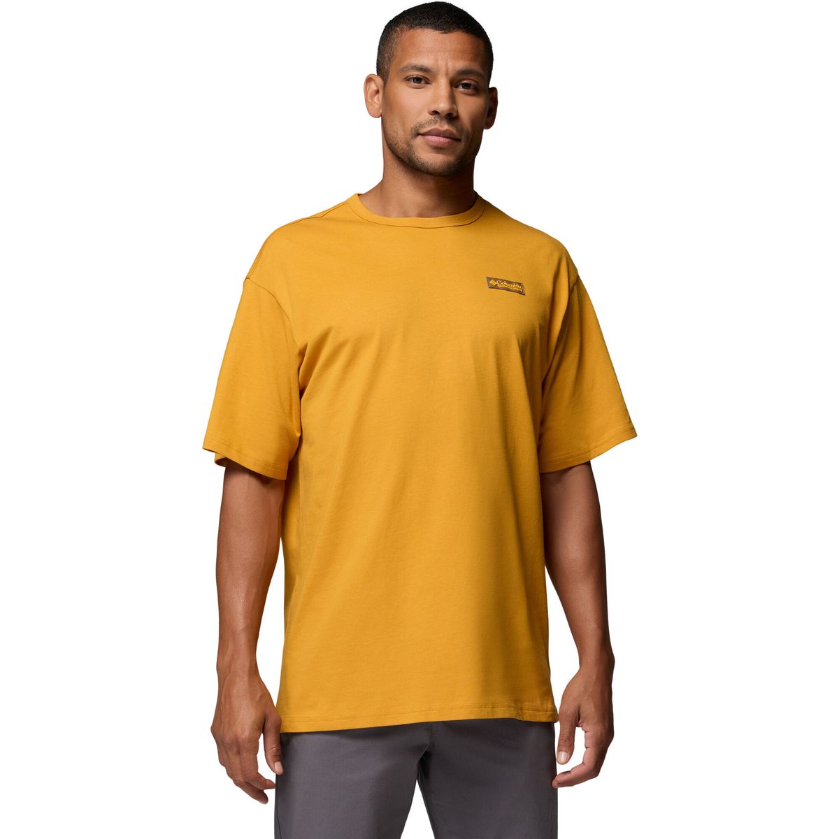 Columbia Men's CSC Heavyweight Back Graphic T-shirt squash csc box logo (735) S 215504-2155041-735-S