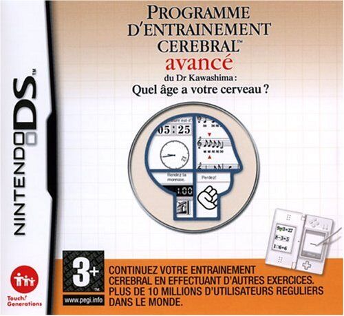 Nintendo - Programme d'entrainement cÃ©rÃ©bral avancÃ© [FR Import] - Preis vom 08.10.2026 07:26:42 h