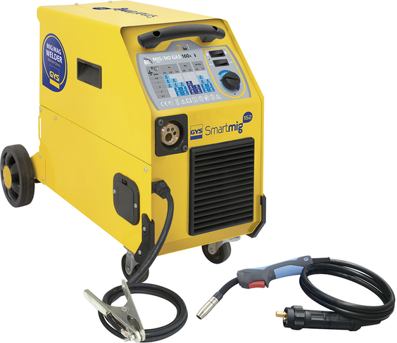 GYS SMARTMIG 162 - Saldatrice tradizionale a trasformatore (MIG/MAG: GAS, NO GAS) - corrente continua (DC)  