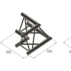ALUTRUSS TRILOCK S-PAC 21 2-Weg-Ecke 90° schwarz