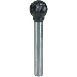 RUKO Hartmetall-Frässtift Form D Kugel (KUD) - TiAlN - 116042TC