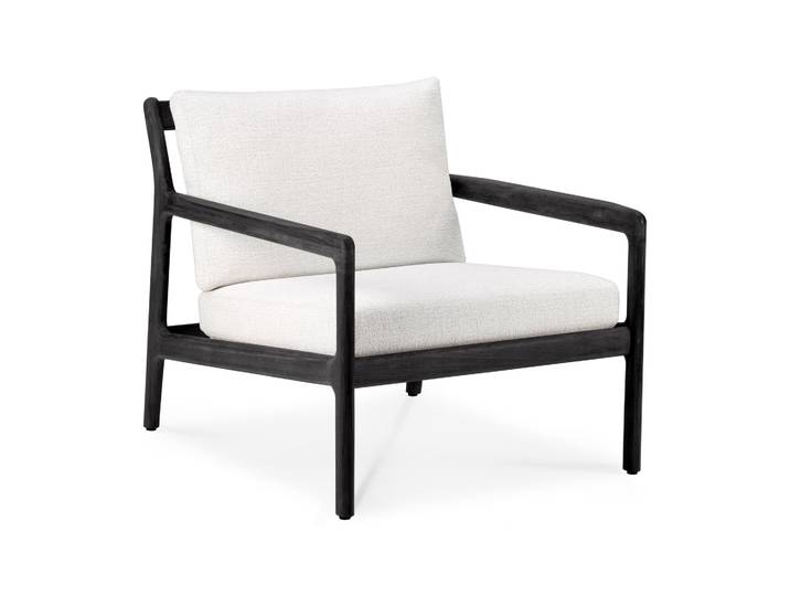 Ethnicraft Jack Outdoor-Loungesessel Teak mit Stoffkissen