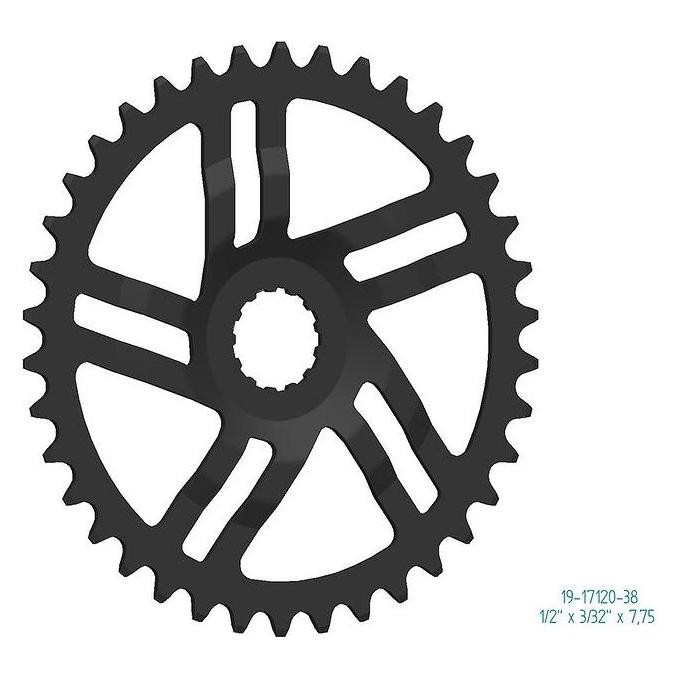 Esjot Kettenblatt 42 Zähne für Bosch Gen 3 (42) (19-17120-42)