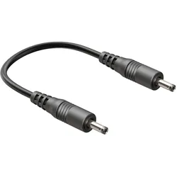 ledscom.de Verbindungskabel für Stecksystem ATOM, 0,1 m, schwarz