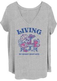 Plus Size Women's Sorry Cant Hang Out Ssc V-Neck T-Shirt by Mad Engine in Heather Grey (Size 4X (26-28))