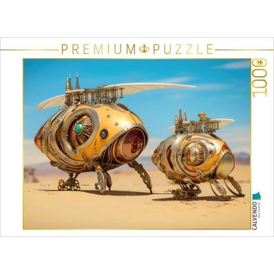 CALVENDO Puzzle Luftschiff-Fantasie | 1000 Teile Lege-Größe 64x48cm Foto-Puzzle für glückliche Stunden