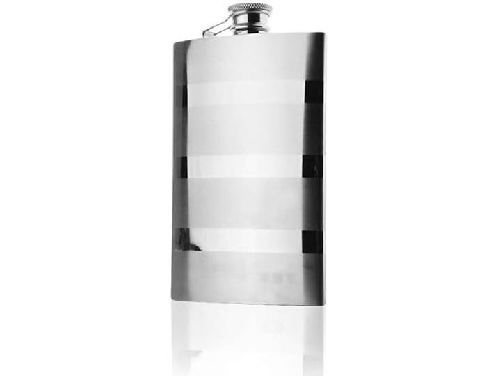 Taschenflasche, Edelstahl-Flaschen, Stahl-Flachmann, 217 ml