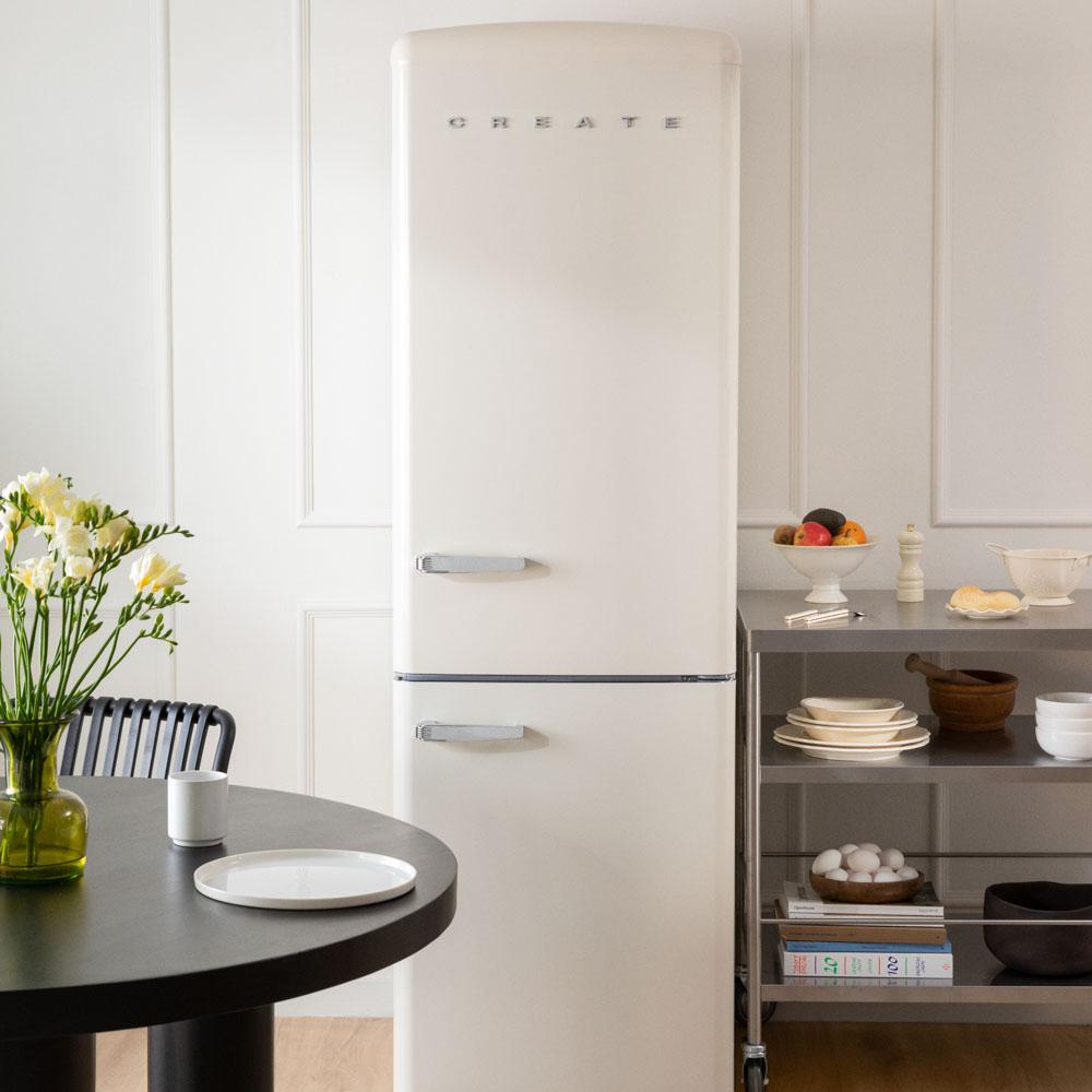 CREATE - FRIDGE STYLANCE 330L - Kombi-Kühlschrank im Retro-Stil