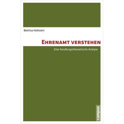 Ehrenamt verstehen, Taschenbuch von Bettina Hollstein, Campus, 978-3-593-50466-7
