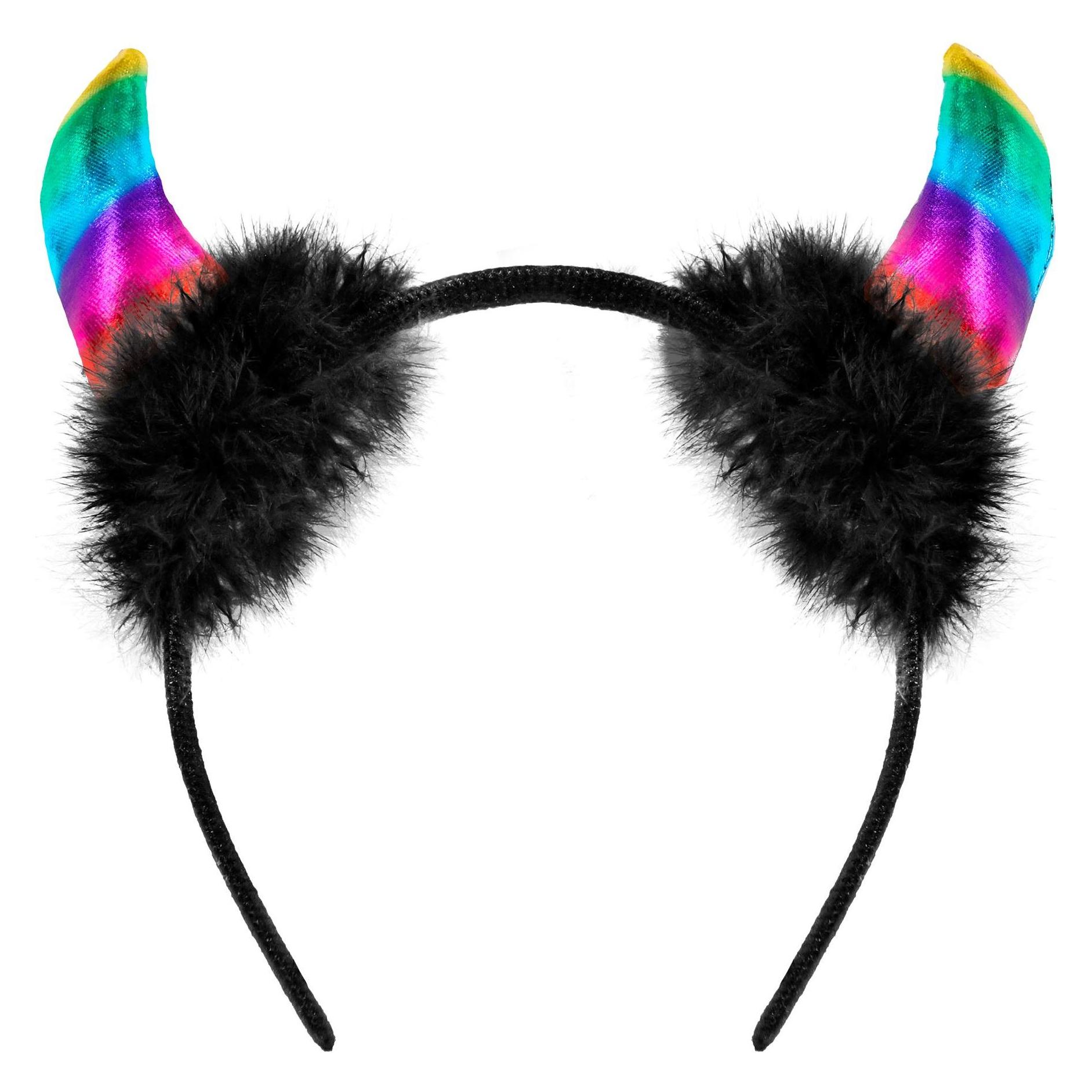 Magni Hörner Regenbogen metallisiert (3379)