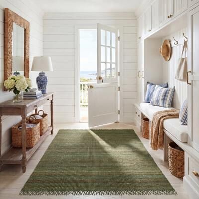 SAFAVIEH Handmade Natural Fiber Leteke Jute Fringe Rug