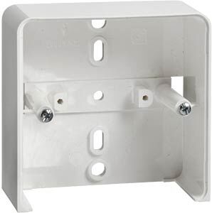 ELSO 504204 - Gear tray, empty, 2-gang, RENOVATION, pure white