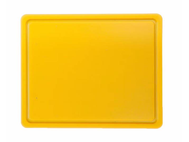 Hendi Schneidebrett Gelb 325x265mm – Gastro Schneidebrett