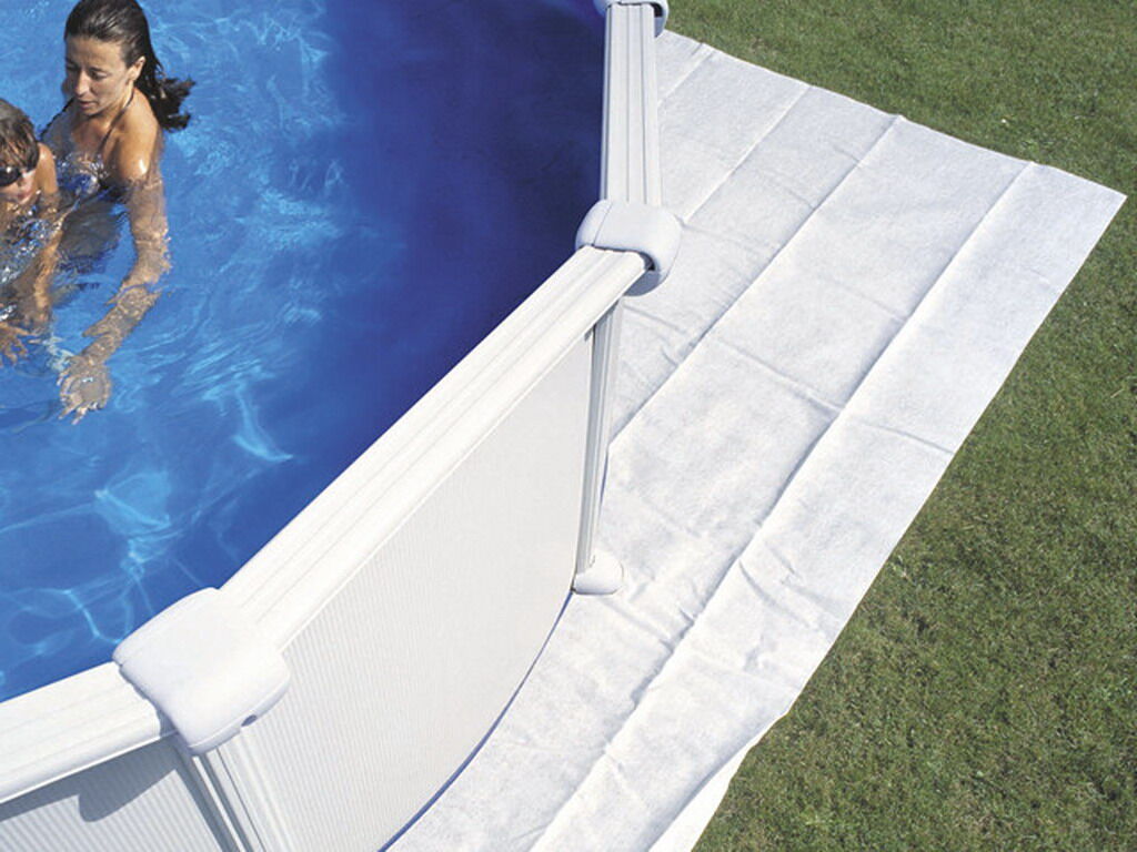 Tapis de sol Toi SWIMLUX piscine hors-sol ovale 7.3 x 3.66m