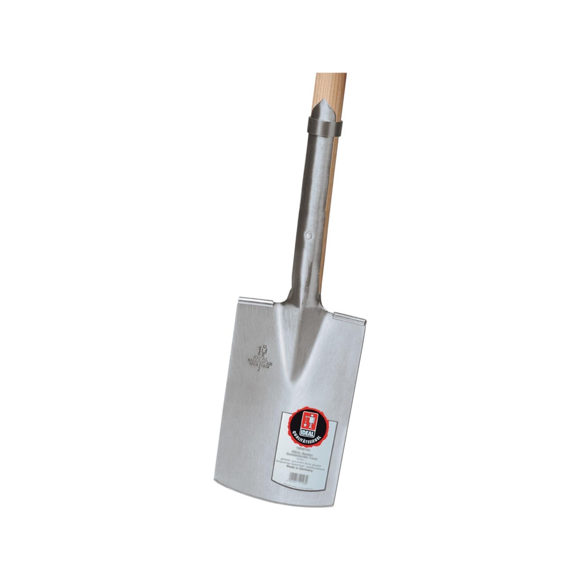Idealspaten Baumschulspaten Ideal extrastarkes Blatt mit Tritt und Stiel, 10020272)