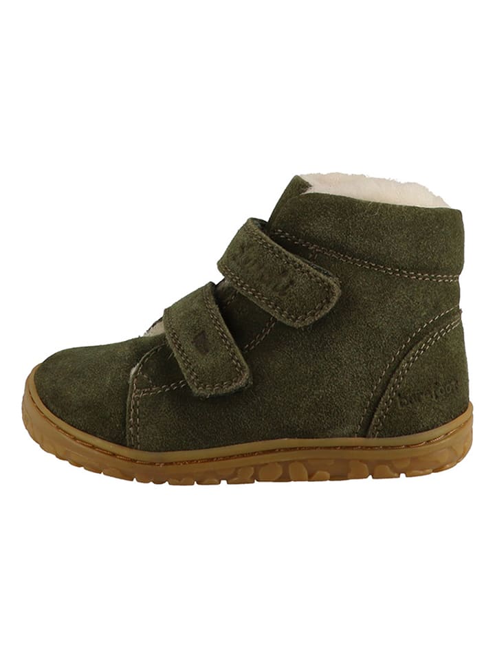 Lurchi Leder-Barfußschuhe "Nik" in Khaki - 25