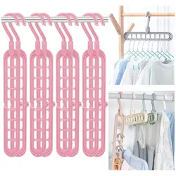 König Design, Kleiderbügel, Magischer Platzsparend Hosenbügel Kleiderbügel Hosenbügel Mehrfach Hosenbügel