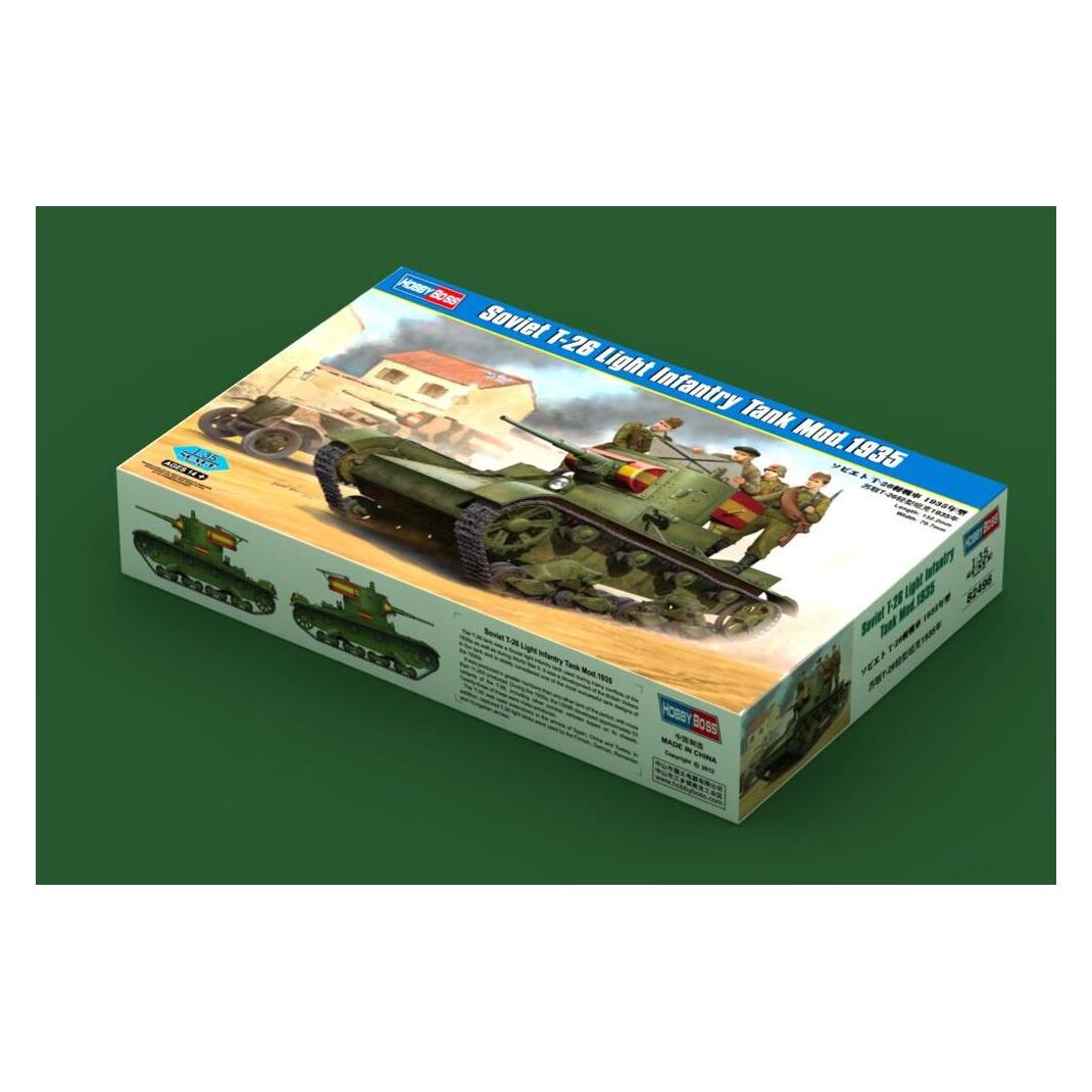 Hobby Boss Soviet T-26 Light Infantry Tank Mod.1935 (82496)