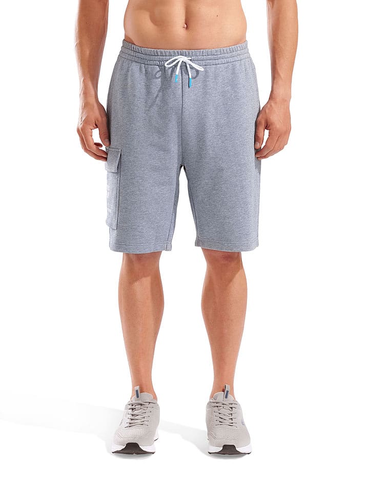 Arena Sweatbermudas in Grau - S