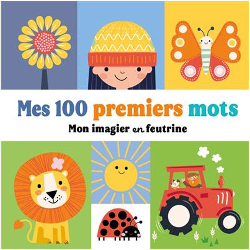 Mes 100 premiers mots : Mon imagier en feutrine - 1 2 3 Soleil