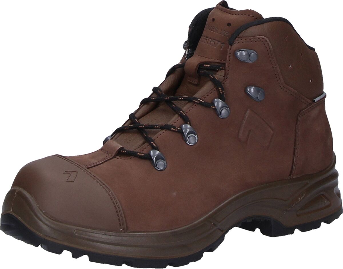 Sicherheitsschuh HAIX "Airpower XR26" Gr. 9, braun, 9, Obermaterial: 100% Rindnubukleder CNU., Schuhe, Sicherheitsschuh