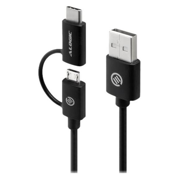 Alogic Sync and Charge (1 m, USB 2.0) (U2CMC-01BLK)