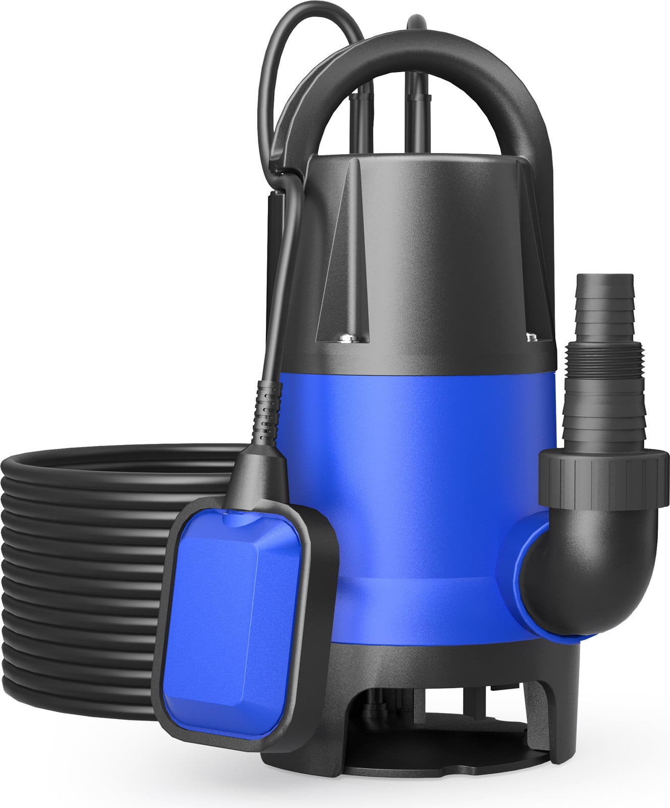 Wiltec Vuilwaterpomp 550 W, 10500 liter per uur, Dompelpomp voor tuin, bron en drainage