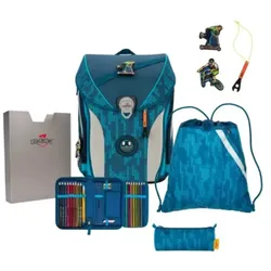 DerDieDas Schulranzen-Set Ergoflex Max Trendsport, 5-teilig