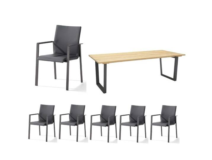 ScanCom/Sieger Jimmy/Lagos Gartenmöbel-Set 7tlg