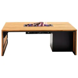 Cosi Feuertisch Cosibridge 80 x 140 cm Teak Braun