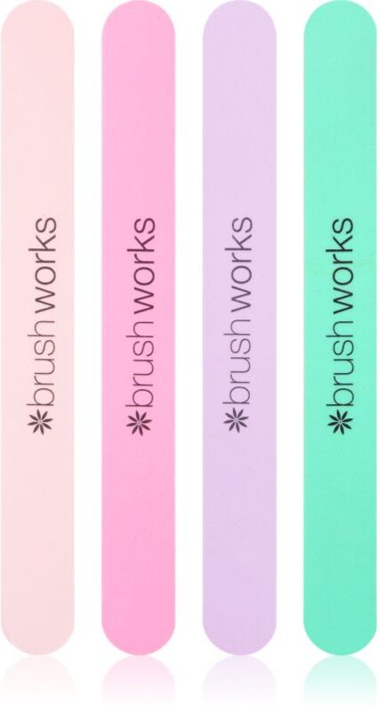 Brushworks Nail Files Pastel kit de limes à ongles ongles