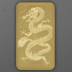 Goldmünzbarren 1oz "Rectangular Dragon" 2026 (Australien)