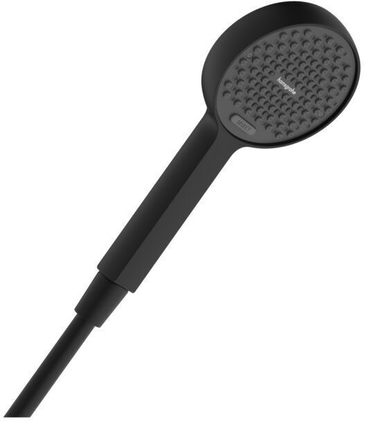 Hansgrohe Activera Select S Duschkopf 28033670  2 Strahlarten wassersparend, Ø95mm, 7,2 l/min, schwarz matt