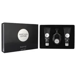 Riiffs, Beauty Geschenkset, Maskulin Leder Geschenkset 3 Stück (Parfum Set)