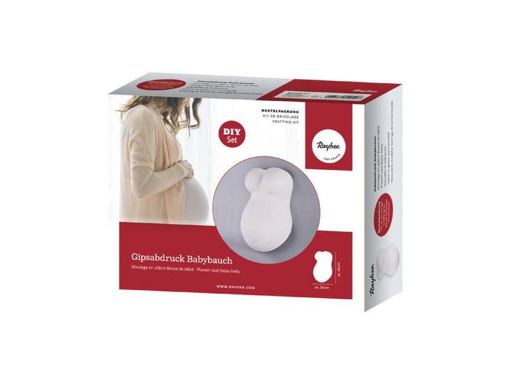 Rayher Gipsabdruck Babybauch Box