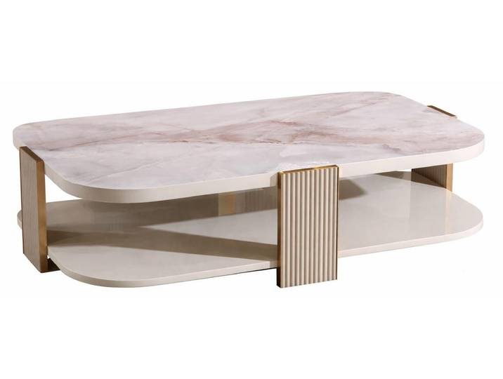 JVmoebel Couchtisch Beiger Couchtisch Design-Holztisch für das Wohnzimmer, Made in Europa