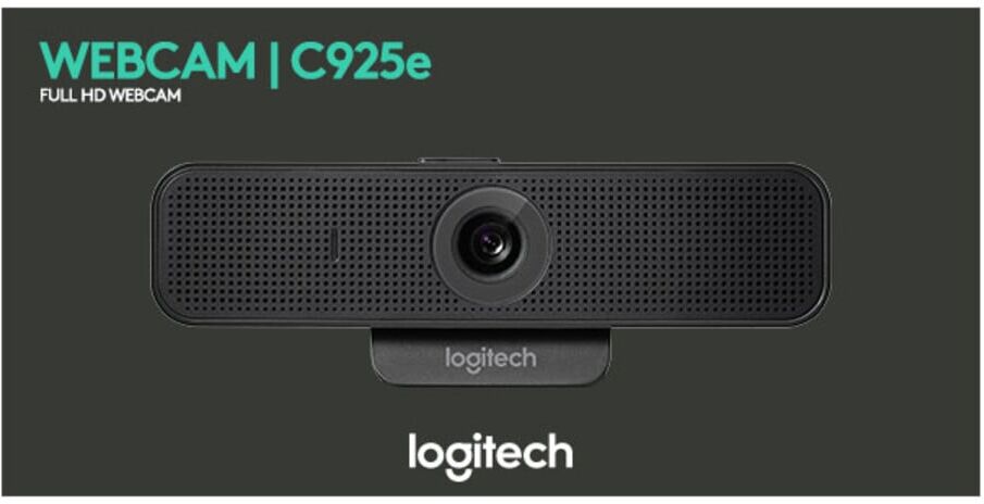 Logitech Webcam C925e USB FullHD schwarz (960-001076)