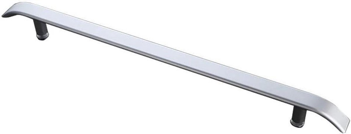 Zilveren Douchedeur Handvat van Roestvrij Staal - Glazen Deurknop voor de Badkamer - B/D/H: 1 x 1 x 1 cm