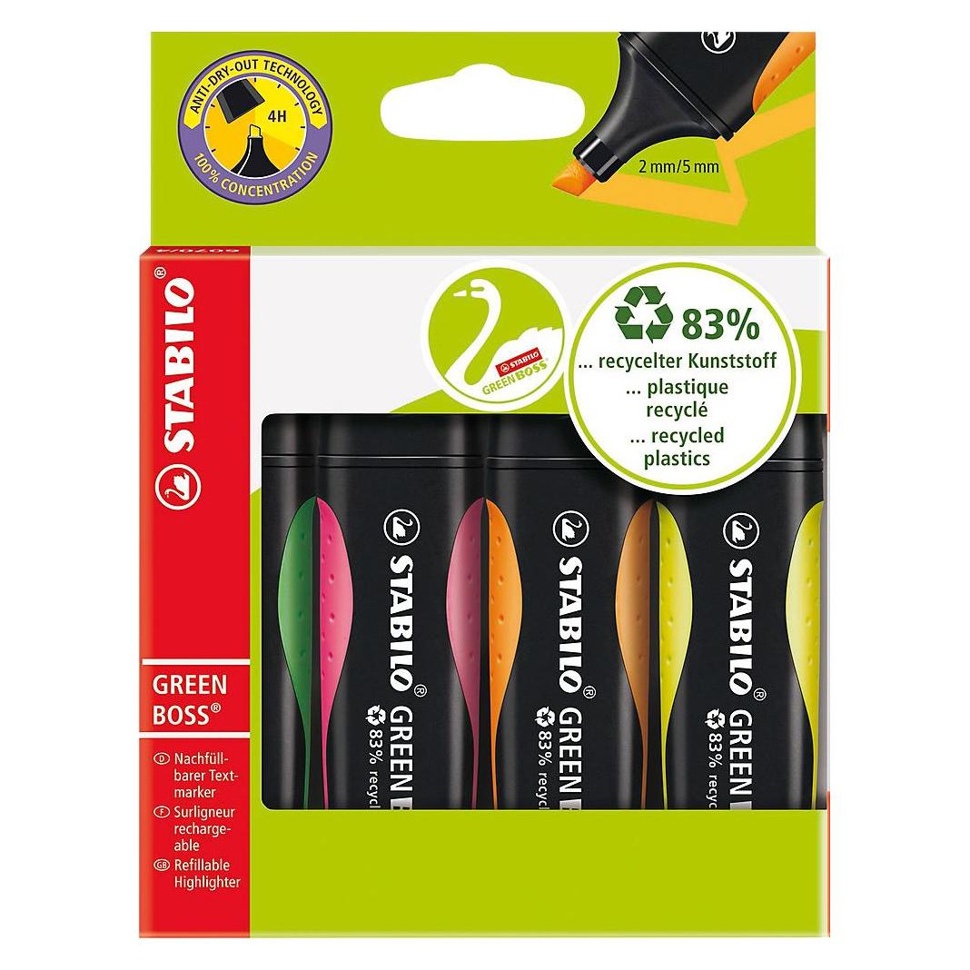 Stabilo GREEN BOSS Textmarker (4x) (6070/4)