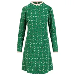 Blutsgeschwister Strickkleid Cosy Zen Tangle - circle of love and green S