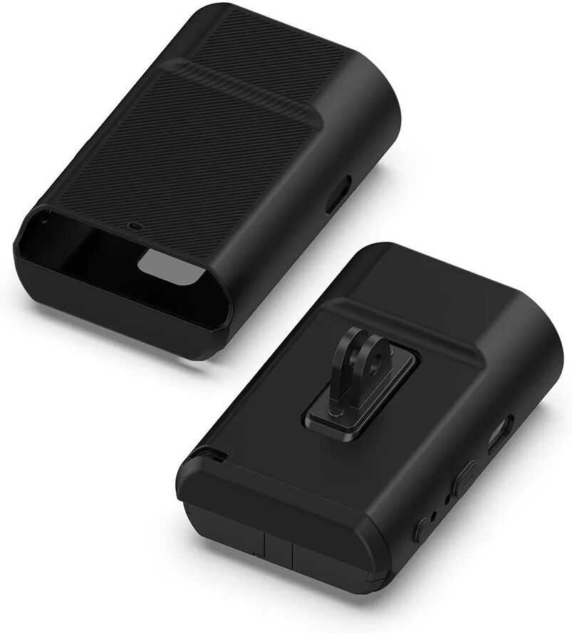 INF Étui de protection en silicone compatible avec Garmin Varia Vue Cycling Recorder - Housse anti-rayures Le noir