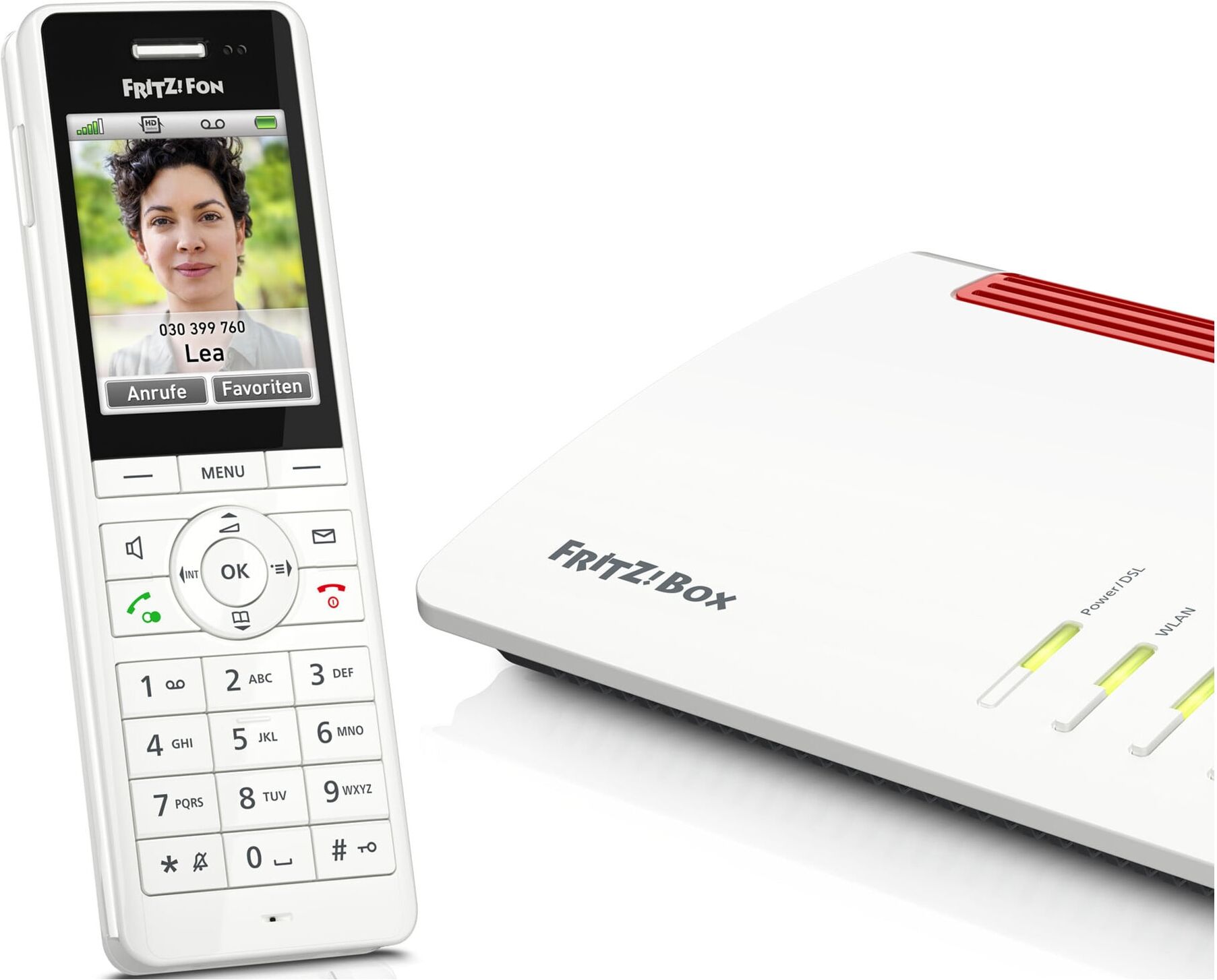 FRITZ Telefon FRITZ!Fon X6 weiß Farbdisplay DECT (20002987)