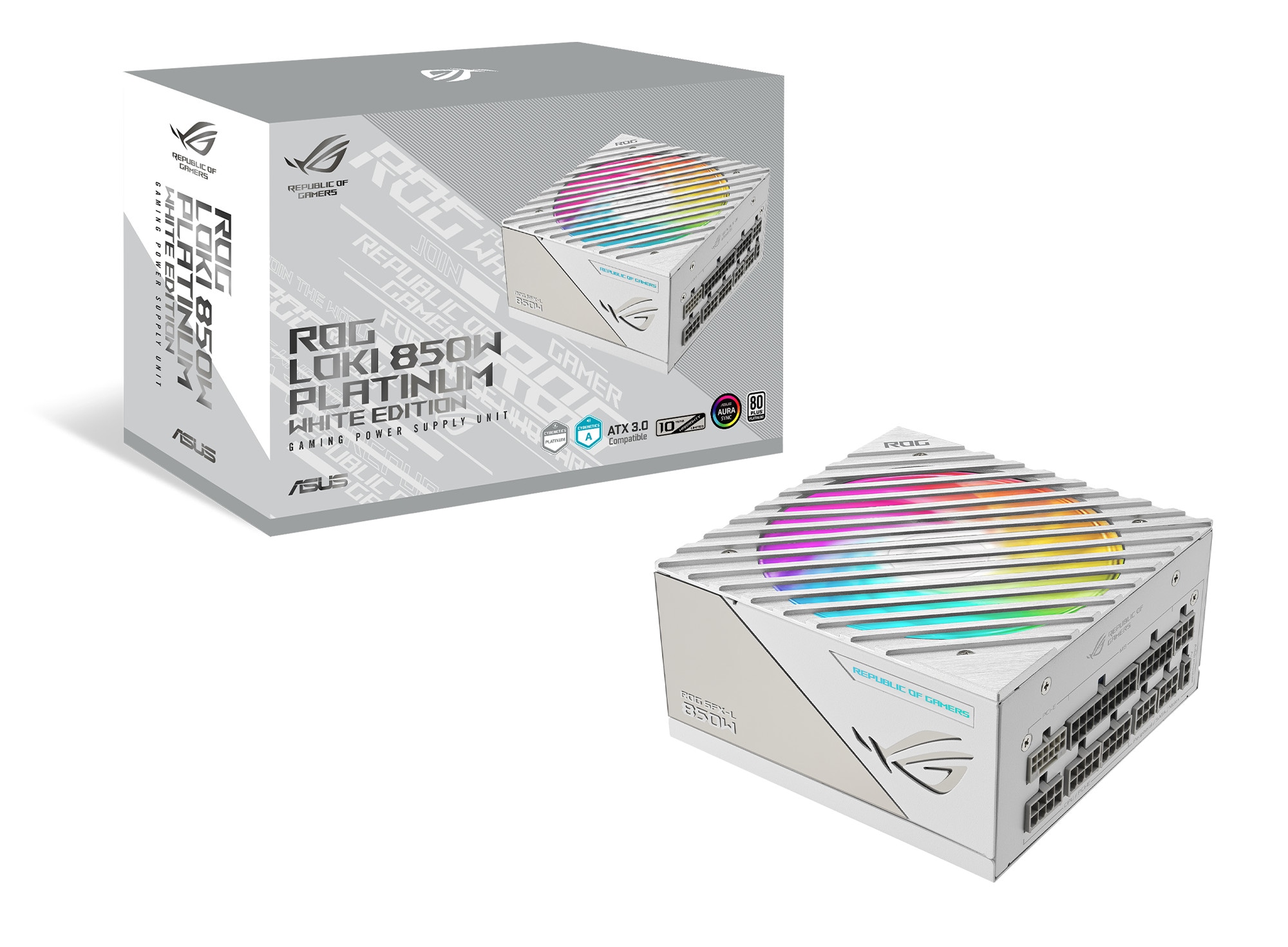 ASUS ROG Loki Platinum 850W SFX Netzteil ATX3.0 PCIe 5.0 Weiß