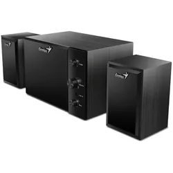 Genius reproduktory SW-2.1 350/ 2.1/ / dÅ™evÄ›nÃ/ Äern á, PC Lautsprecher, Schwarz