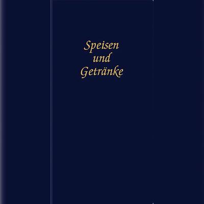 Adina Speisekarte Menümappe ½ A4 dunkelblau