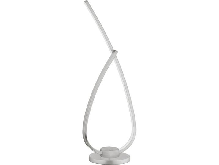 Eglo Tischlampe Palozza 1 Nickel-matt Aluminium H 42 cm 1400 lm - LED - Lichtfarbe: Warmweiss - Tischlampe- LED Energiesparlampe