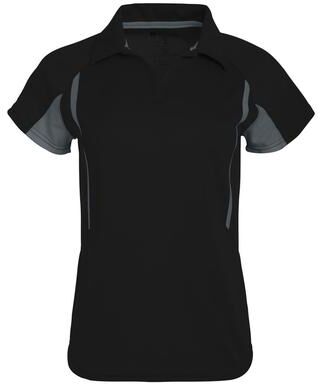 Holloway 222730 Women's Avenger Polo Shirt in black size Large   Polyester