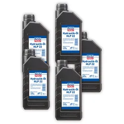 5x Hydrauliköl LIQUI MOLY 6954 mineralisch HLP 22 für Maschinen Pumpen Anlagen 1L