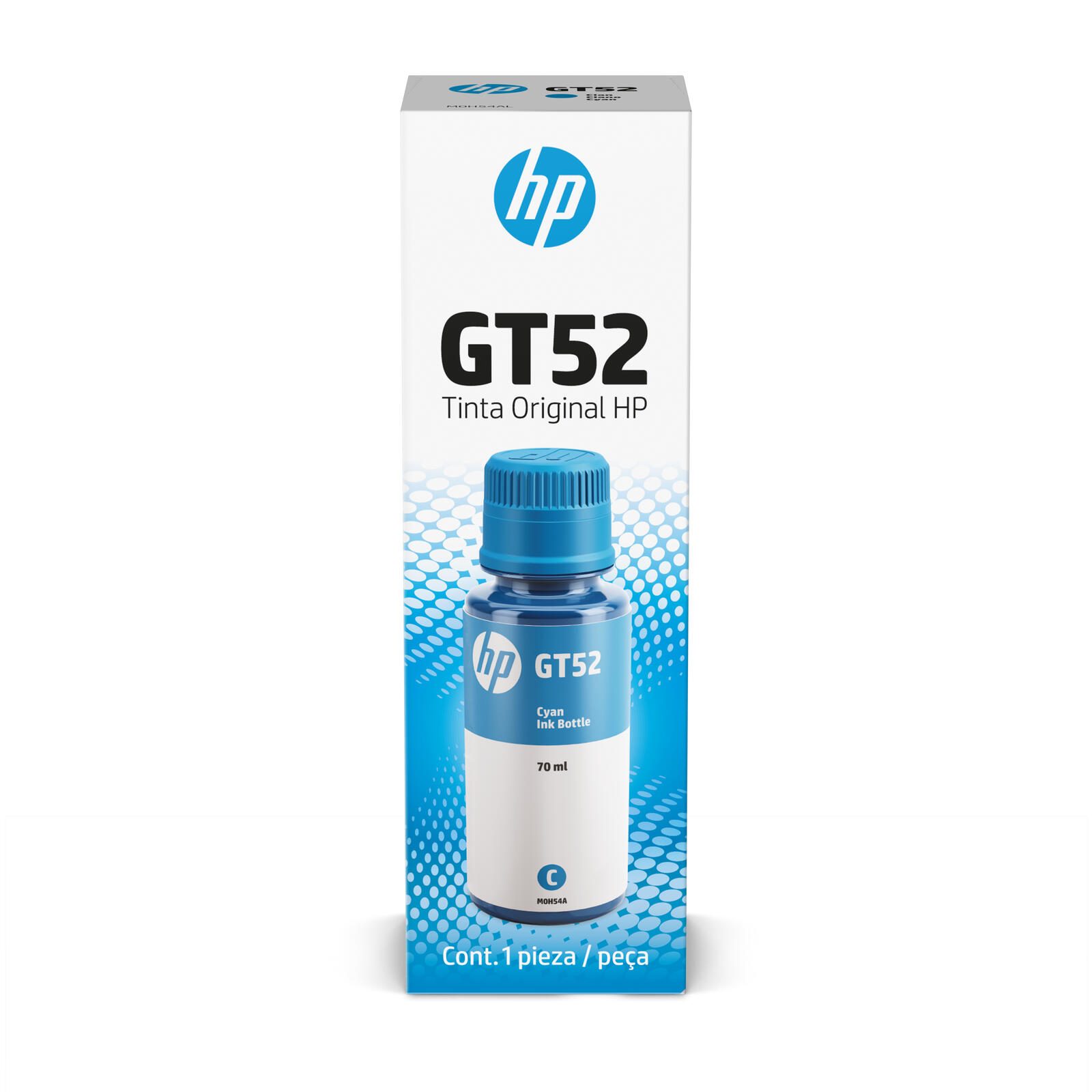 HP Inc. HP Original GT52 8K Nachfülltinte - cyan (M0H54A) M0H54AE